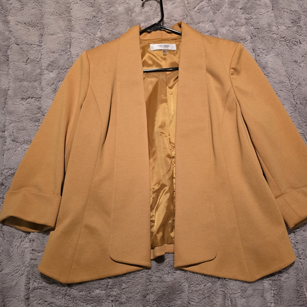 Jones Studio Women's Gold Blazer - Picture 3 of 4